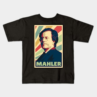 Gustaf Mahler Vintage Colors Kids T-Shirt